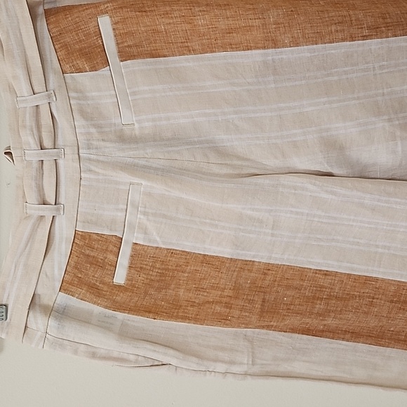 Anthropologie Ett TWA  100% Linen Wide Leg Pants Size 4 - Picture 13 of 16